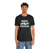 God is In the Room - Unisex Jersey Short Sleeve Tee