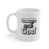 Divine Drip: Every Sip a Sanctuary with the "God is in the Room" 11oz White Mug