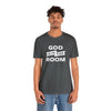 God is In the Room - Unisex Jersey Short Sleeve Tee