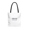 Carry Grace Every Step White: "Forgiven" White Tote