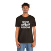 God is In the Room - Unisex Jersey Short Sleeve Tee