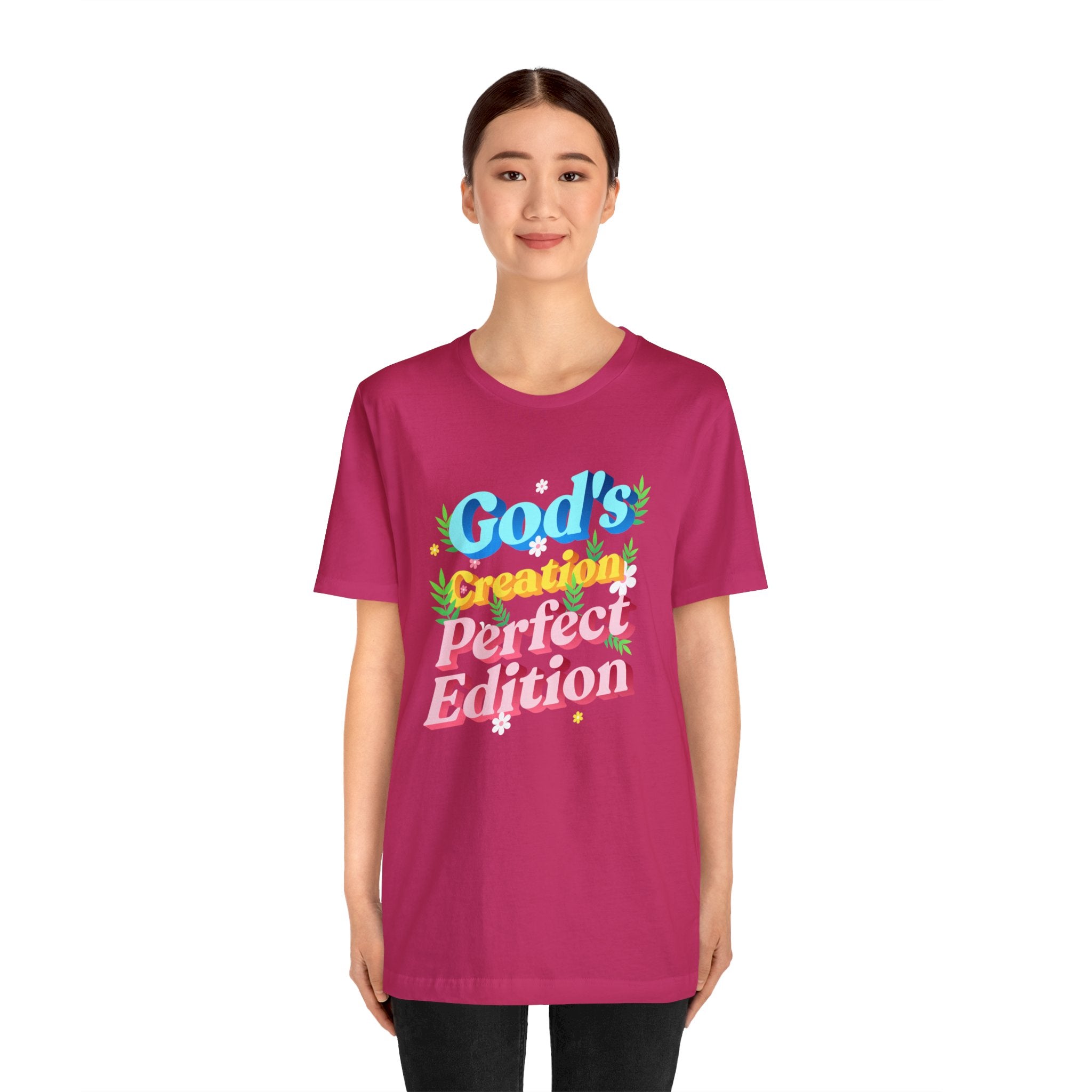 Gods Creation - Perfect Edition - Unisex Jersey Short Sleeve Tee - Image 6