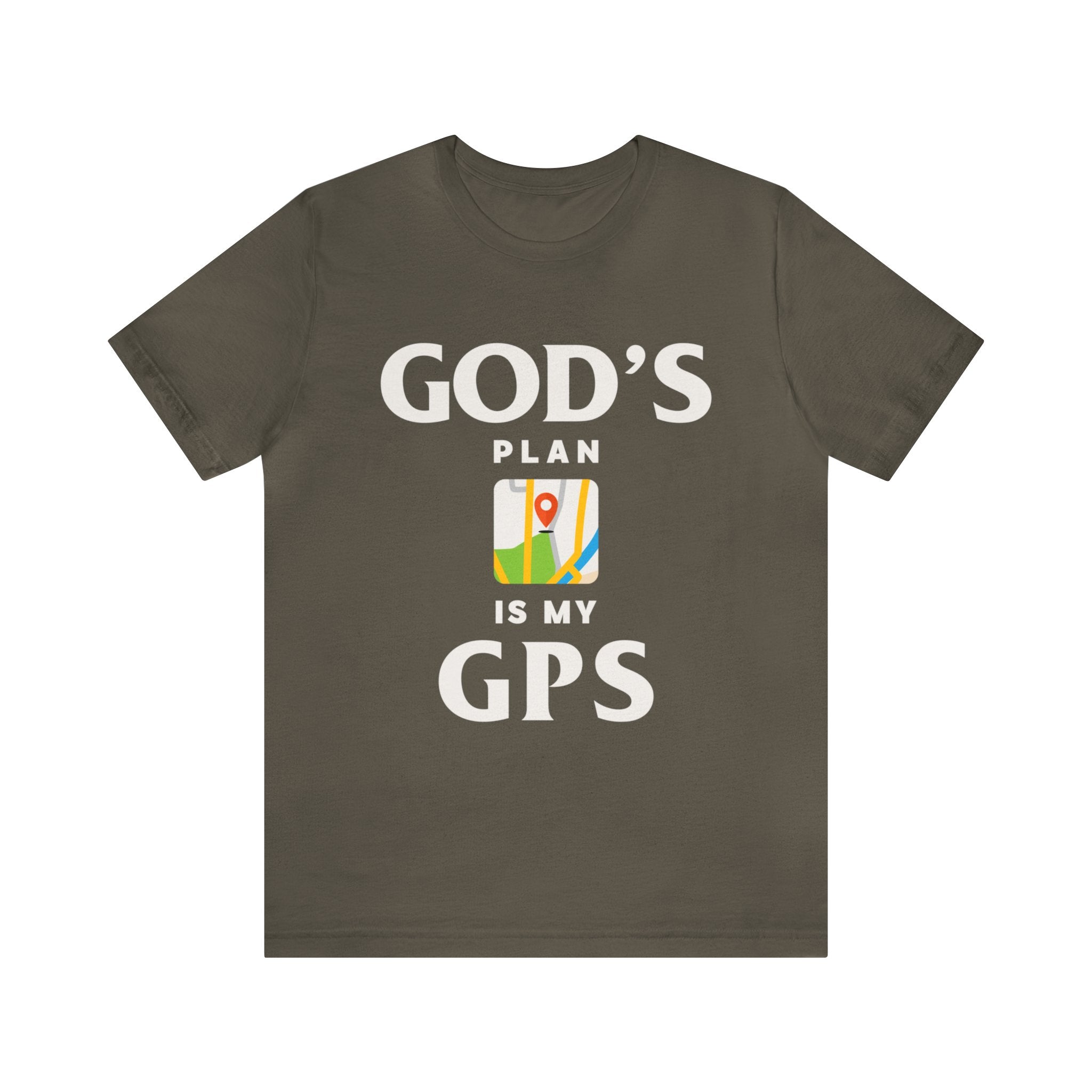 Gods Plan is My GPS - Unisex Jersey Short Sleeve Tee - Image 2