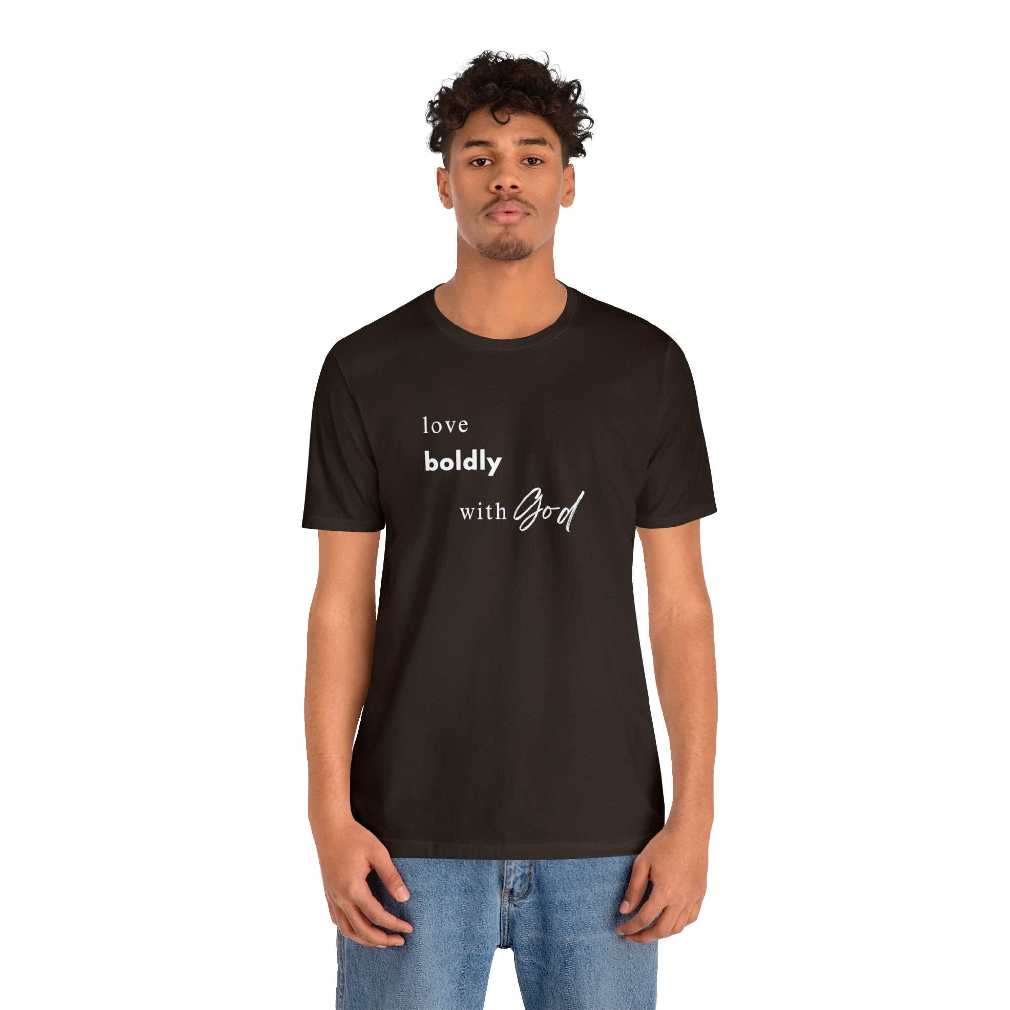 Unleash Your Inner Lionheart: "Love Boldly with God" T-Shirt - Image 20