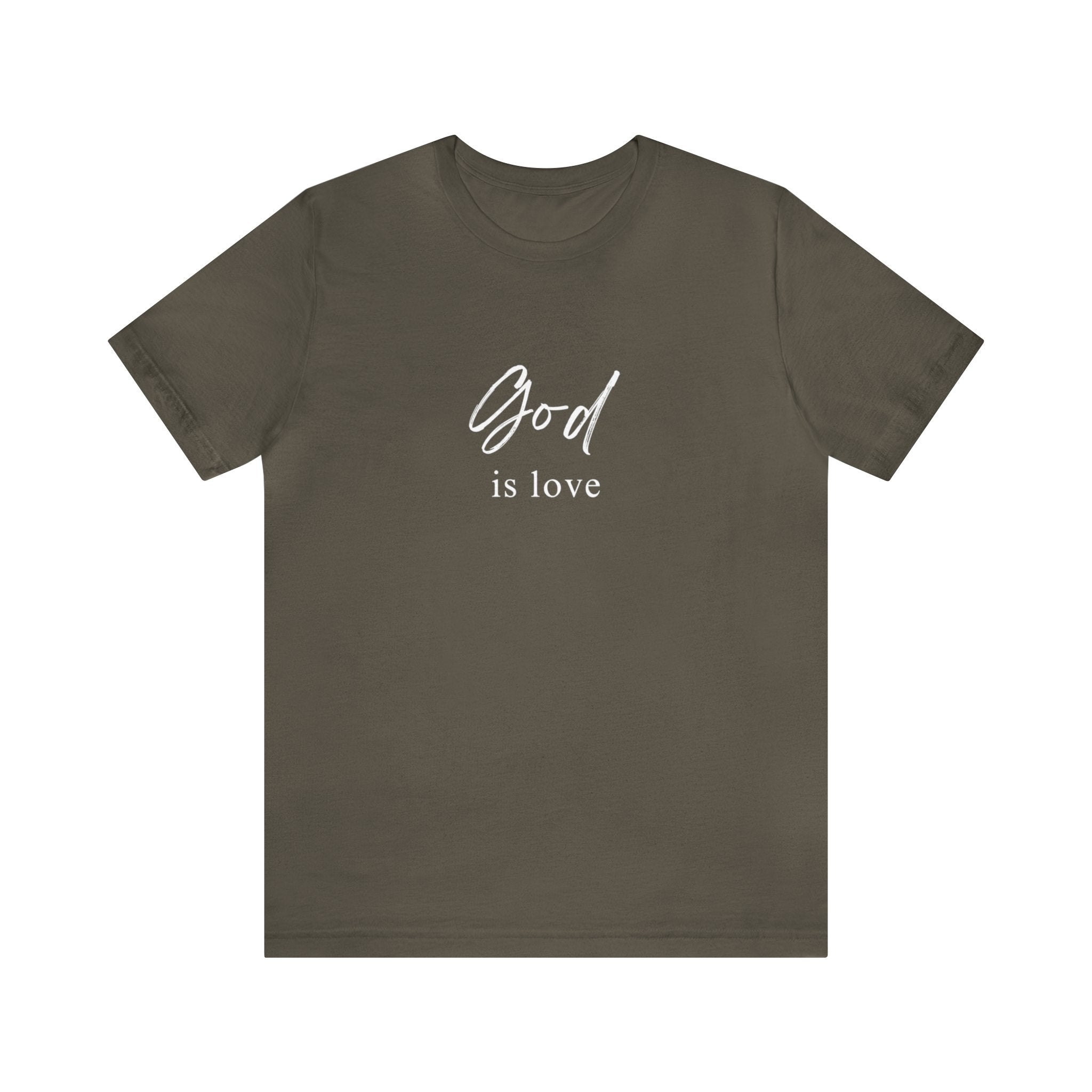 Clothed in Love: Share God's Embrace with Every Step "God is Love" T-Shirt - Image 2