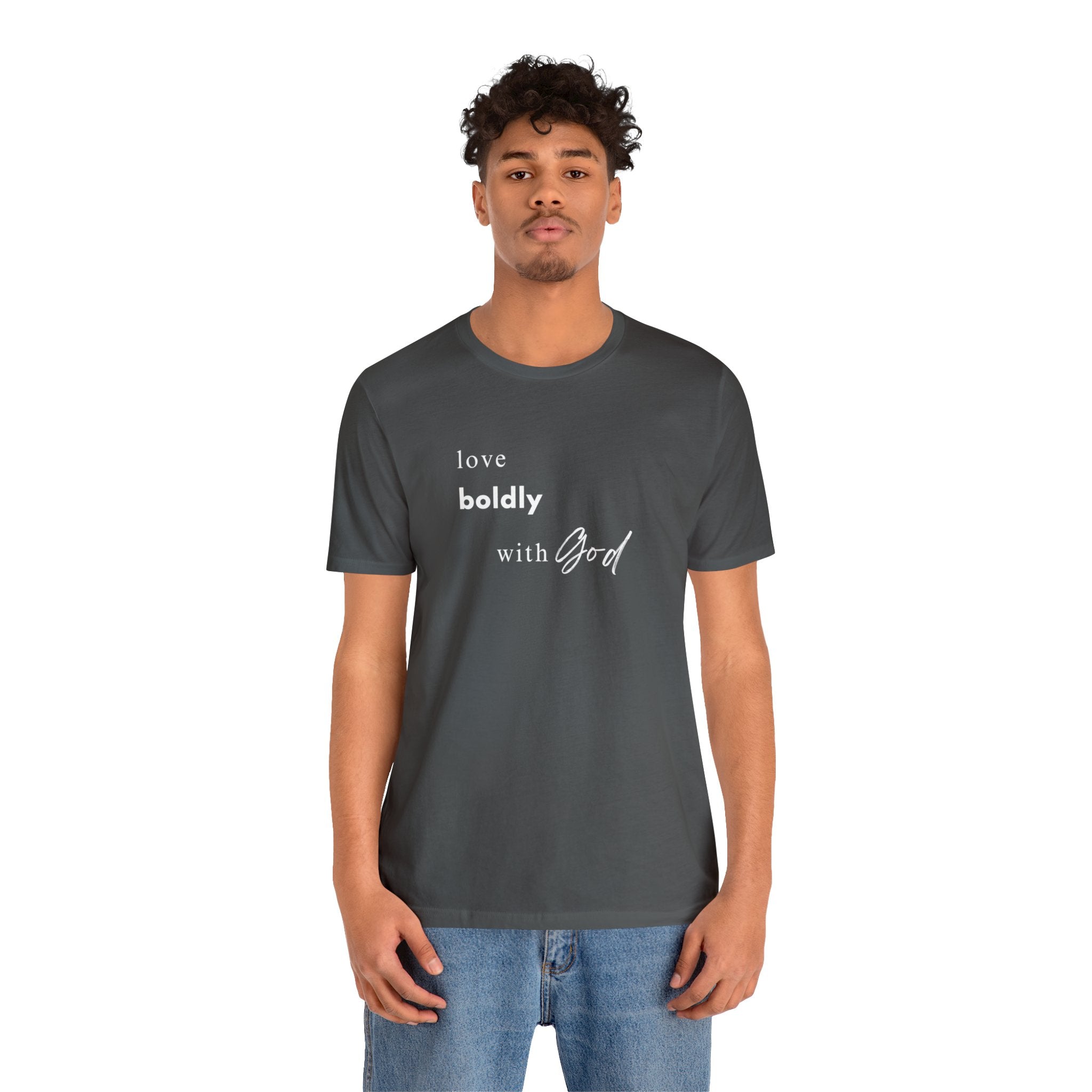 Unleash Your Inner Lionheart: "Love Boldly with God" T-Shirt - Image 14