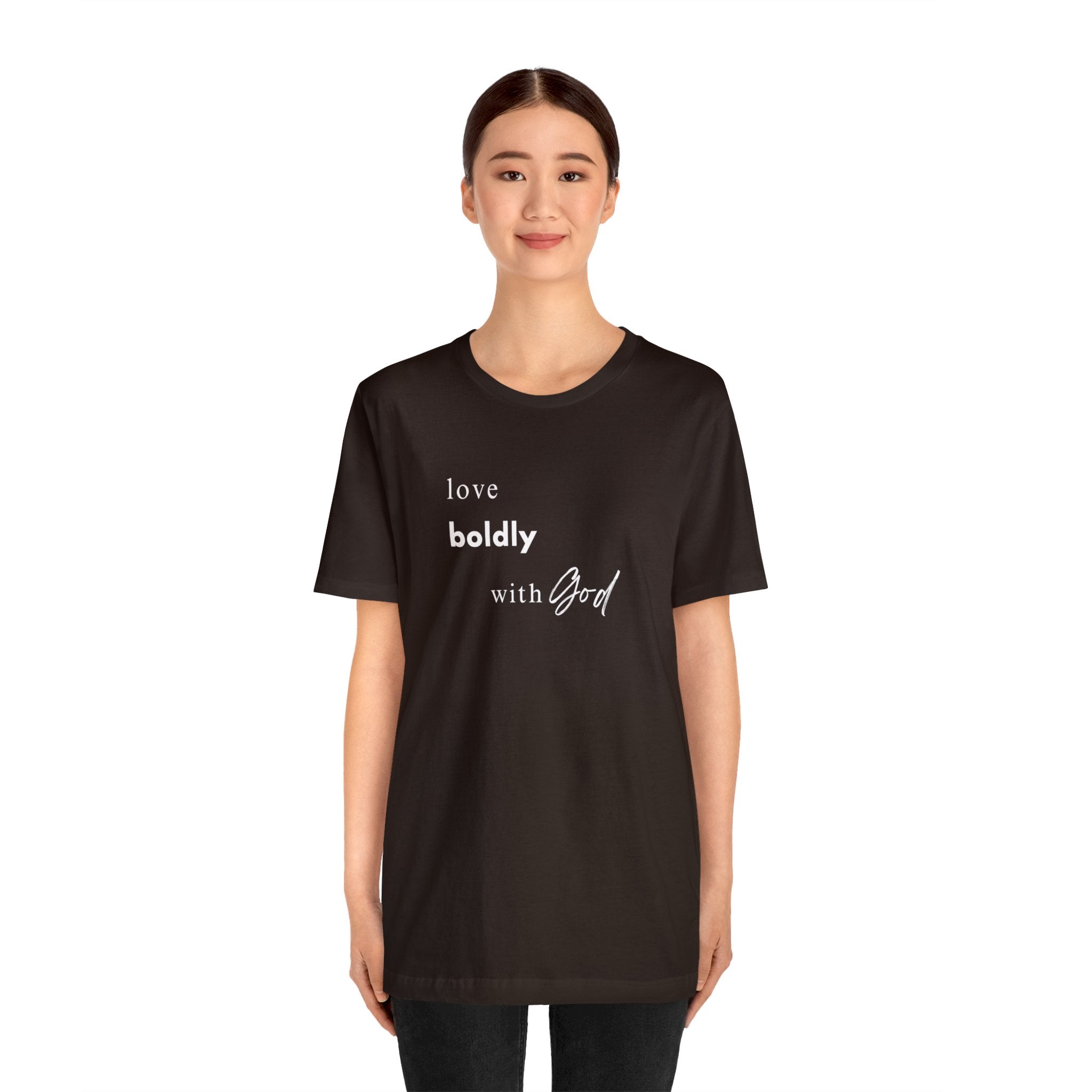 Unleash Your Inner Lionheart: "Love Boldly with God" T-Shirt - Image 19