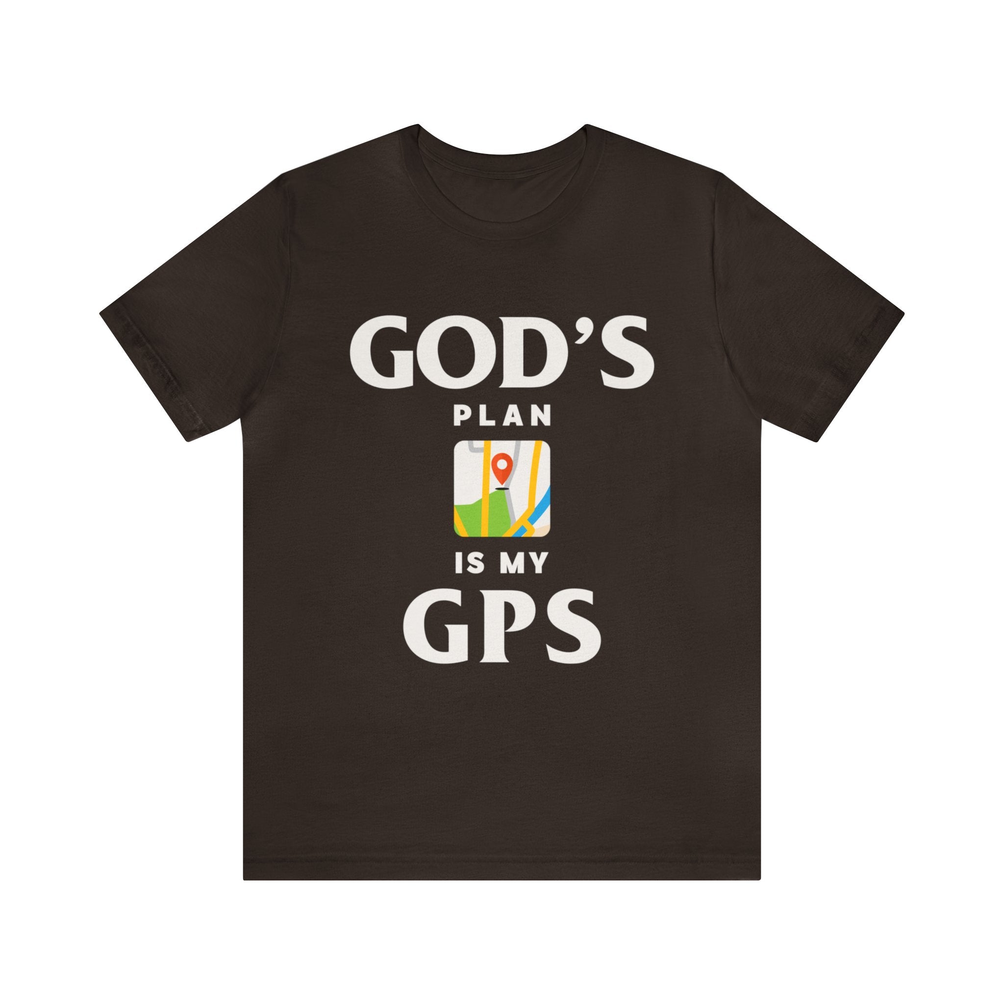 Gods Plan is My GPS - Unisex Jersey Short Sleeve Tee - Image 5