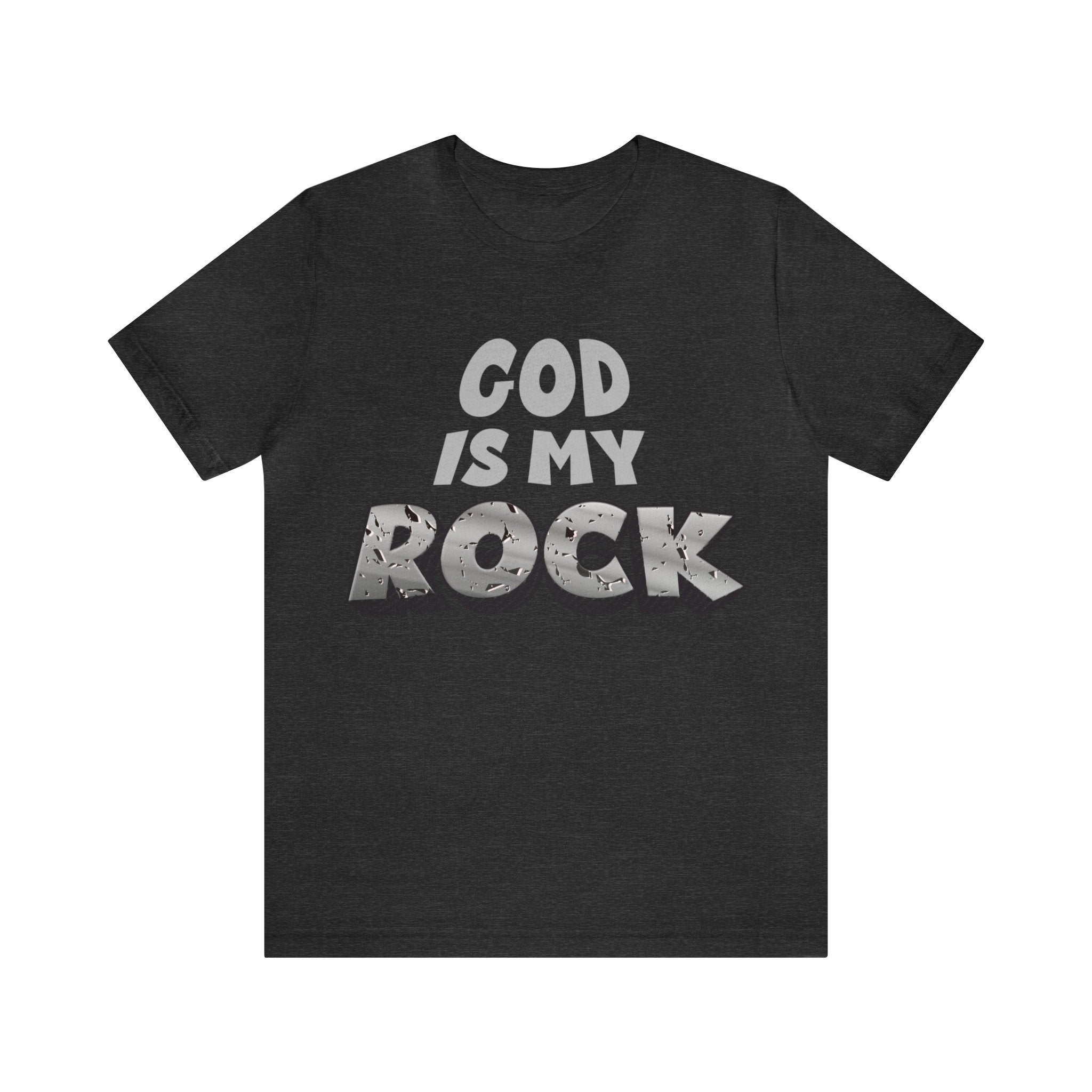 God is In My Rock - Unisex Jersey Short Sleeve Tee - Image 4