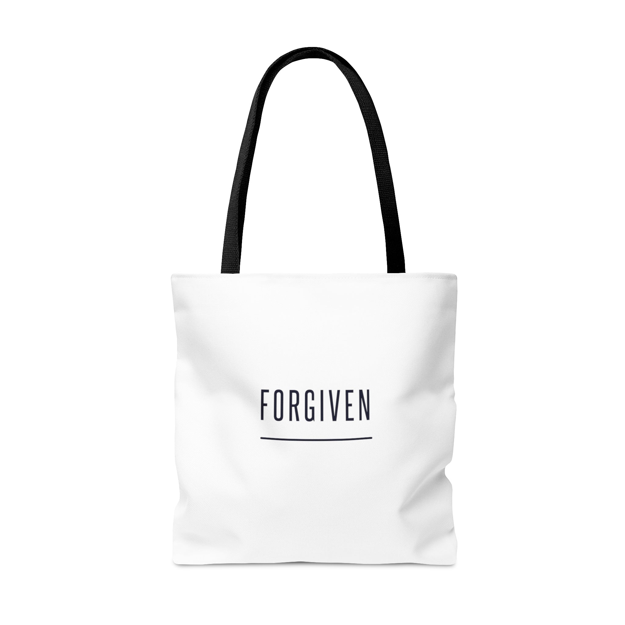Carry Grace Every Step White: "Forgiven" White Tote - Image 2