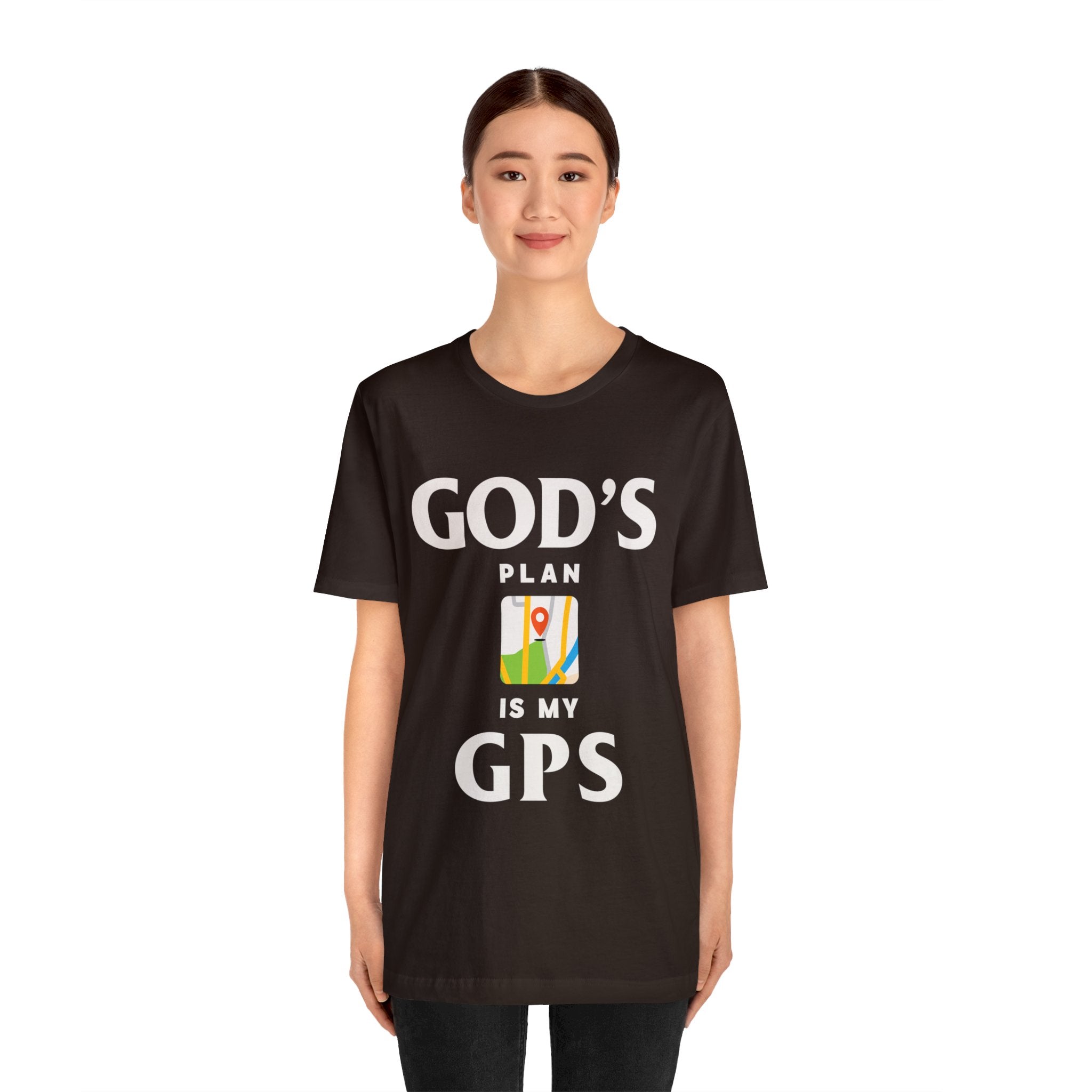 Gods Plan is My GPS - Unisex Jersey Short Sleeve Tee - Image 19