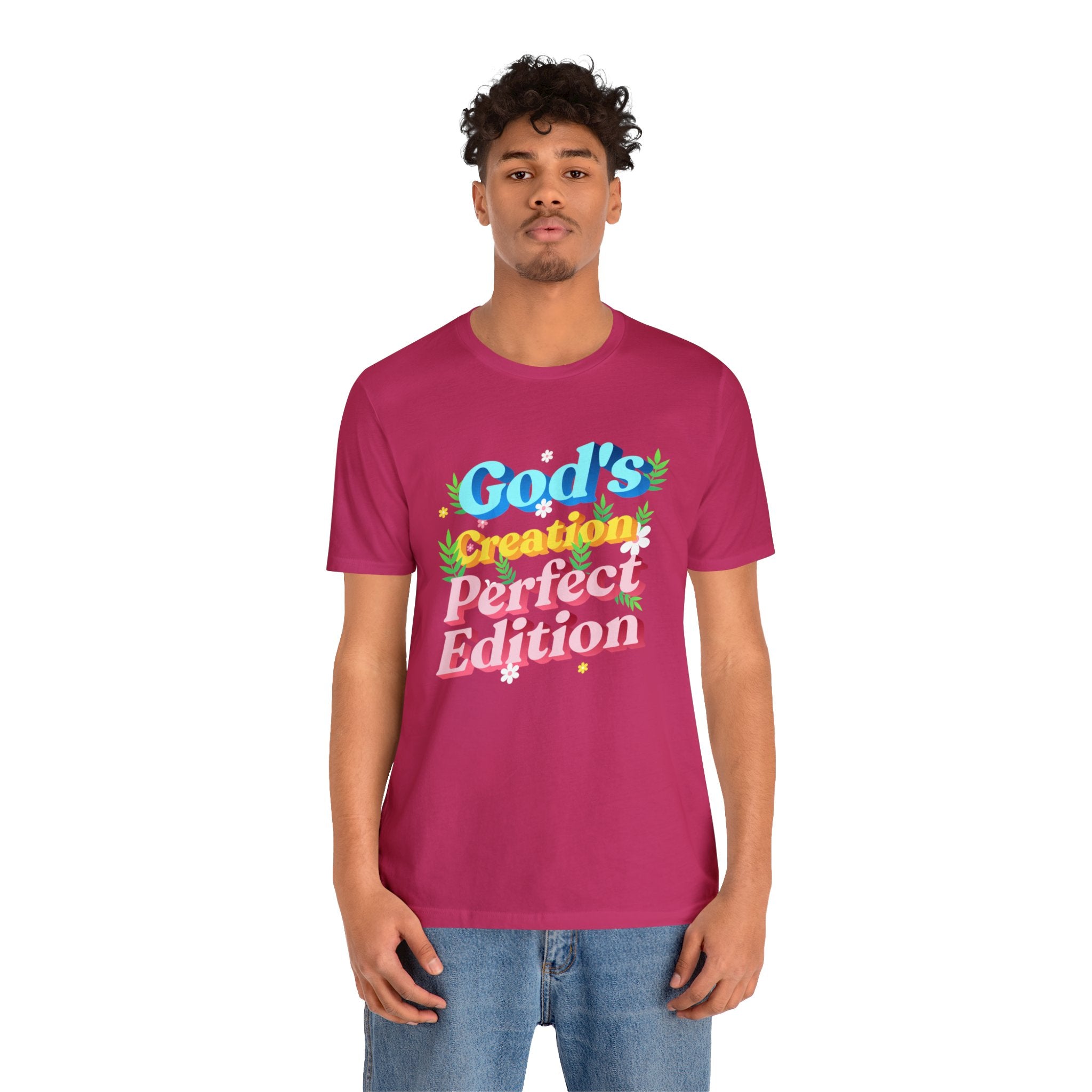 Gods Creation - Perfect Edition - Unisex Jersey Short Sleeve Tee - Image 7