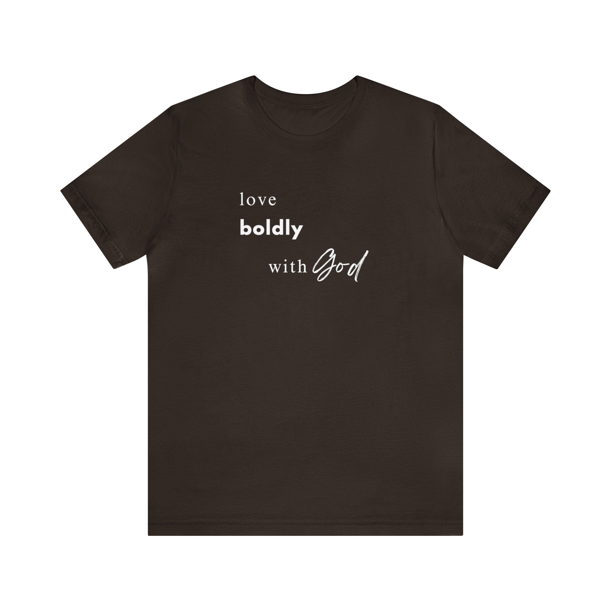 Unleash Your Inner Lionheart: "Love Boldly with God" T-Shirt - Image 5
