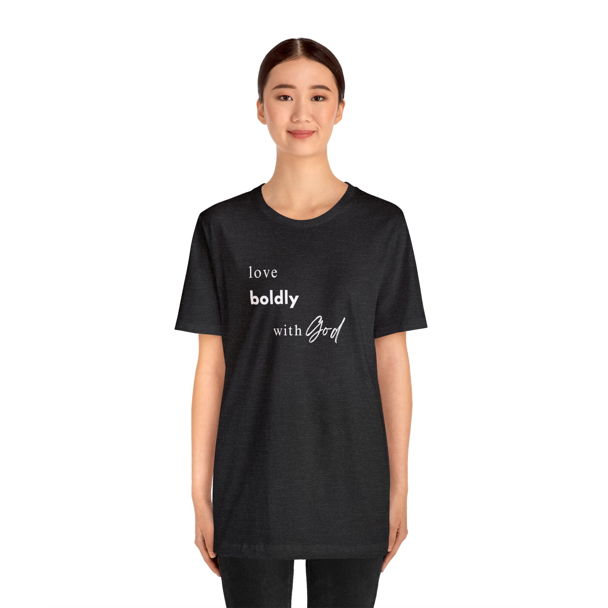 Unleash Your Inner Lionheart: "Love Boldly with God" T-Shirt - Image 16