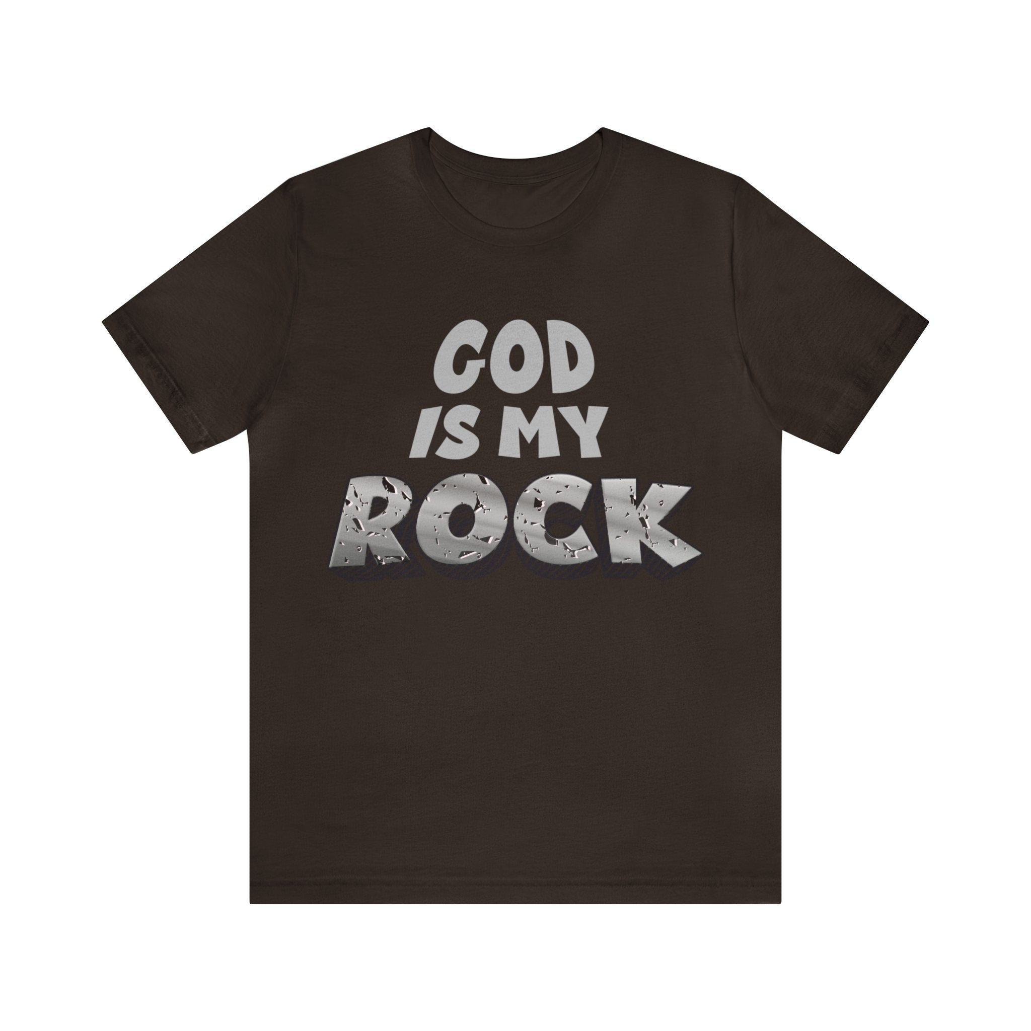 God is In My Rock - Unisex Jersey Short Sleeve Tee - Image 5