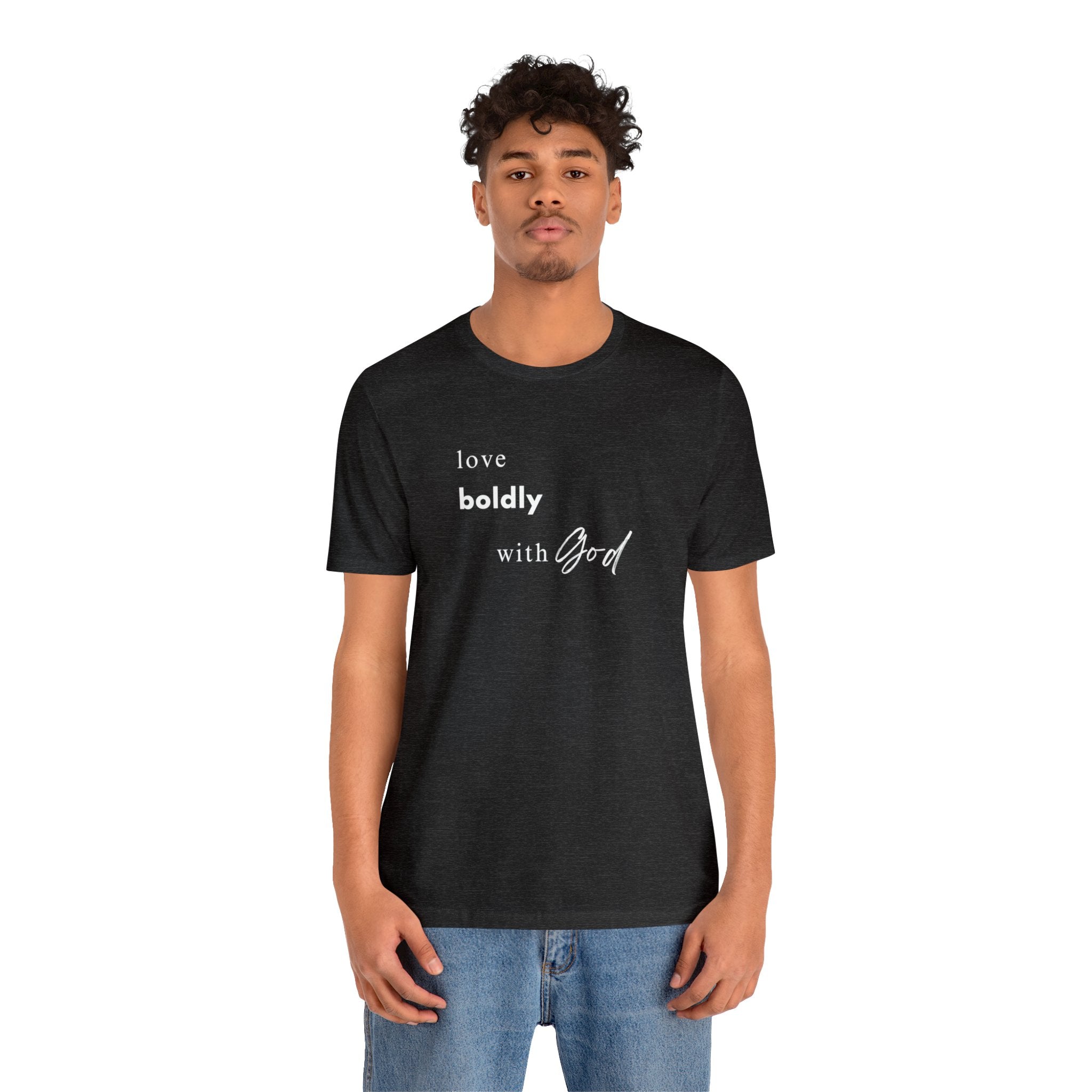 Unleash Your Inner Lionheart: "Love Boldly with God" T-Shirt - Image 17